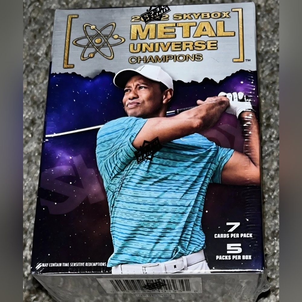 2022 Skybox Metal Universe Champions Sealed Blaster Pack Box